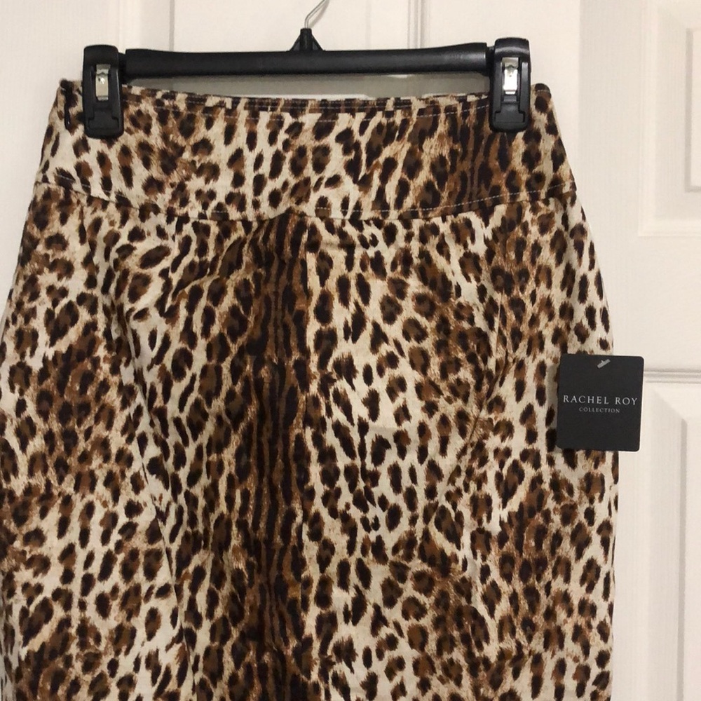 Rachel Roy Collection Leopard Pencil Skirt
